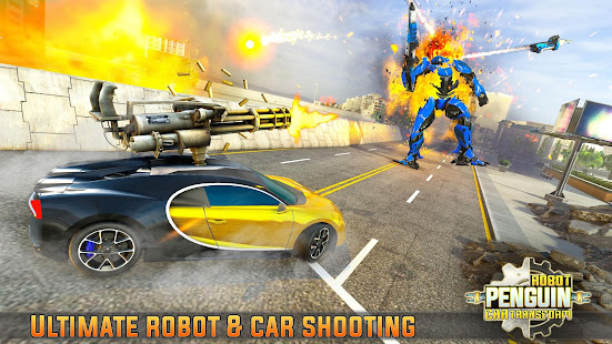 Penguin Robot Car Game: Robot Transforming Games 2.0 APK screenshots 8