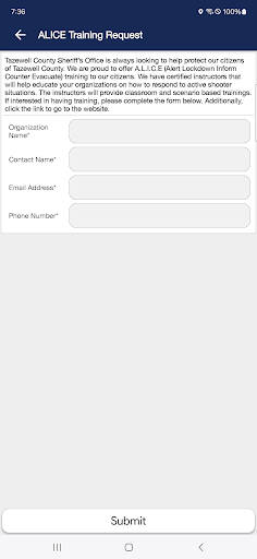 Tazewell Co Sheriff Screen 2
