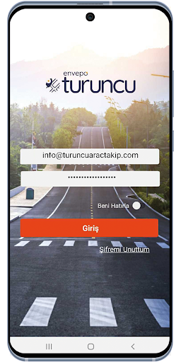 Android application Turuncu Takip screenshort