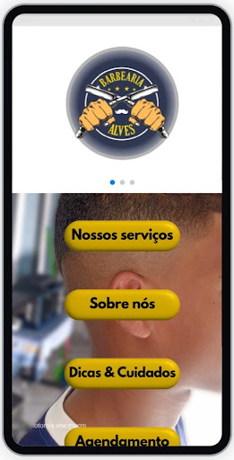 Android application Barbearia Alves screenshort