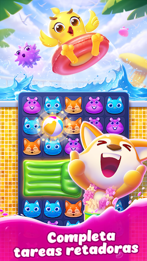 Summer Friends: puzzle match 3 Captura de Pantalla del Juego Android 3