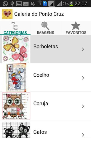 Cross Stitch Gallery Screen 2