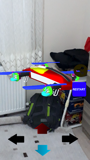 Android application AR Drone screenshort