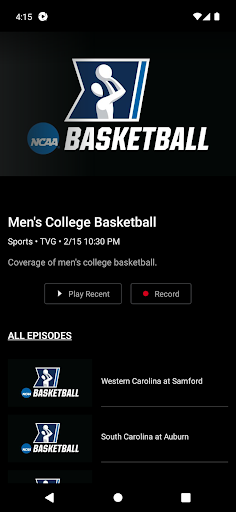 Screenshot of TGTVS Now