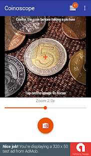 Coinoscope: Coin identifier Capture d'écran