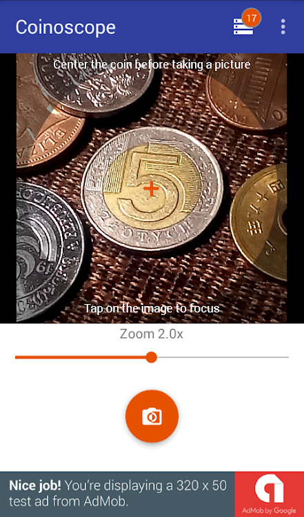 Coinoscope: Coin identifier - 3.8.1 - (Android)
