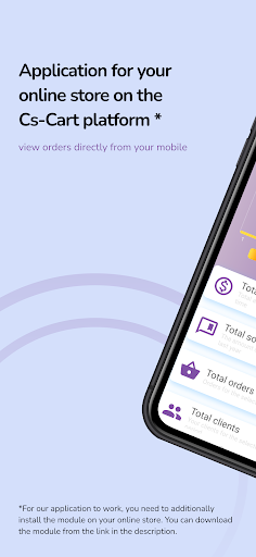 Android application CS-Cart Mobile Admin screenshort