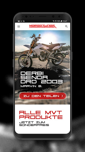 Android application Mopedtuner screenshort