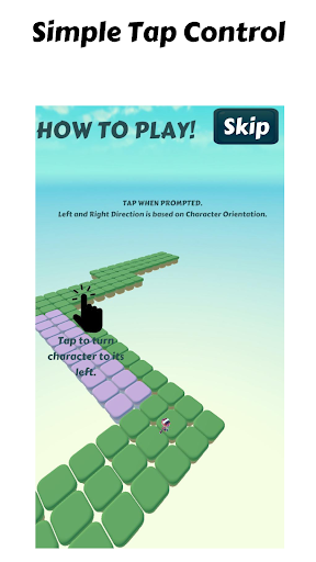 Android application Zigzag Maze Runner 3D screenshort