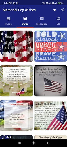 Memorial Day Wishes Screen 3