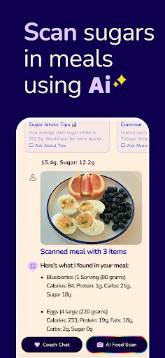 Screenshot of Sugarfree Quit Sugar Addiction