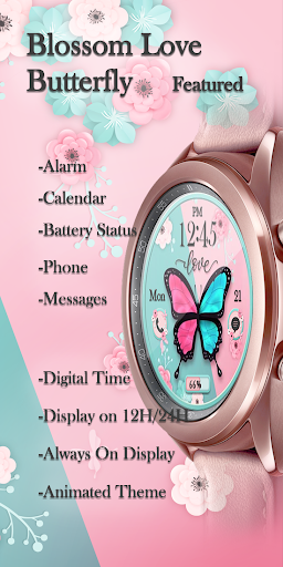 Blossom Butterfly_Watchface Screen 2