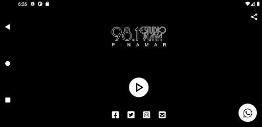 Estudio Playa FM 98.1 Pinamar Screen 2