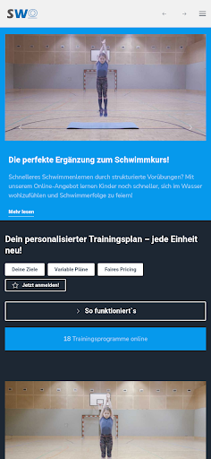 Android application Schwimmschule Wien Online screenshort