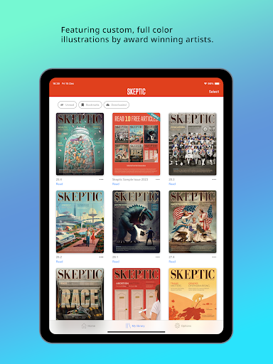 Screenshot of Skeptic Magazine