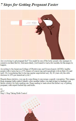 Getting Pregnant Faster Tips