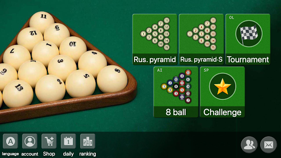 russian billiards - Offline Online pool free game