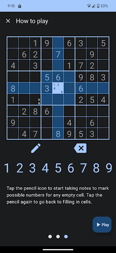 Sudoku Screen 2