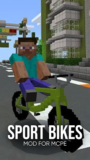Android application Sport bikes mod for mcpe screenshort