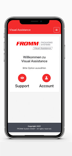 FROMM Visual Assistance Screen 3