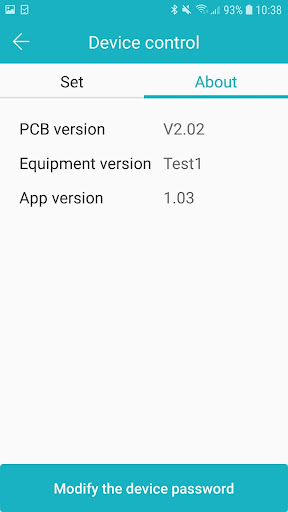 Android application ScentSetter screenshort