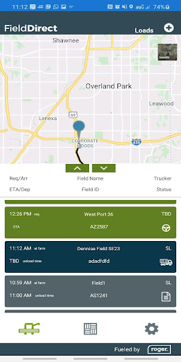 Android application FieldDirect - Producer screenshort