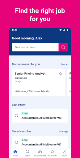 SEEK Job Search 10.0.0 screenshots 1