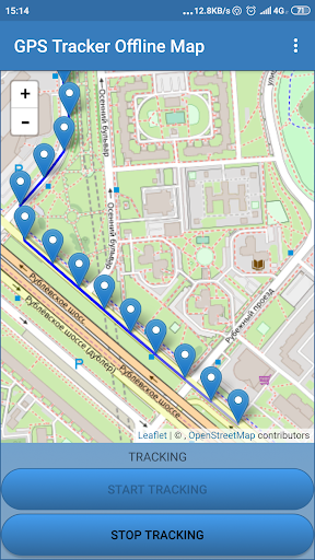 GPS Tracker Offline Map Screen 3