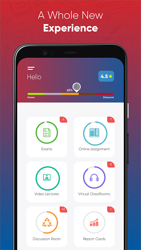 Android application Coral International School screenshort