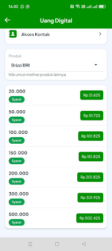 POWER PULSA Screen 2