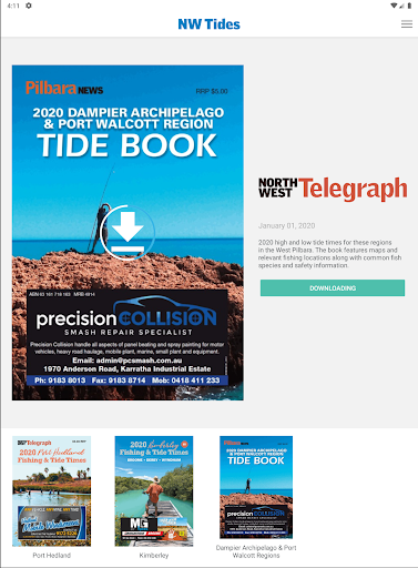 North West Tides Screen 2