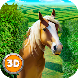 Wild Horse Maze Adventure Sim icon