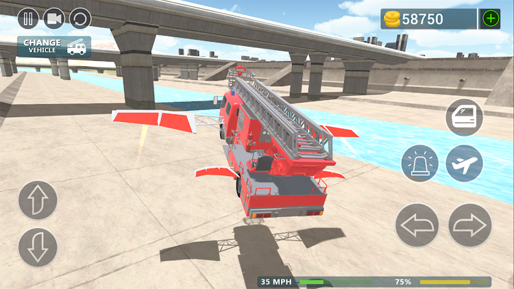 Fire Truck Flying Car - 1.22 - (Android)