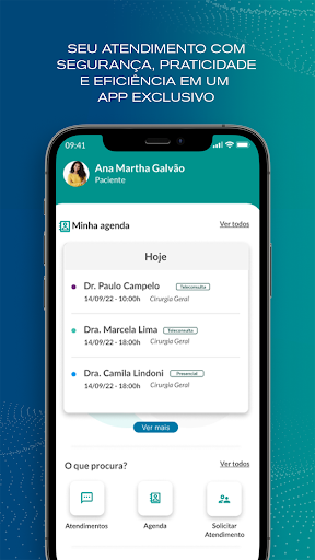 Android application Oncoclínicas por Você screenshort