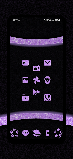 Screenshot of Diamond Glitter Icons
