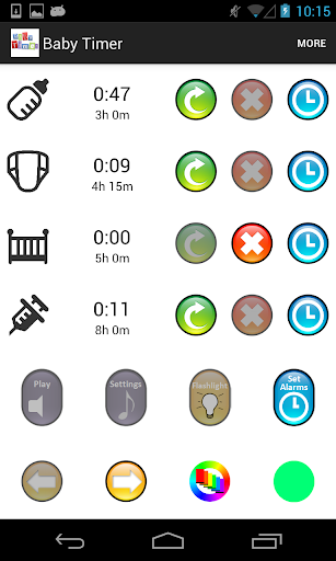 Screenshot of Newborn Baby Timer