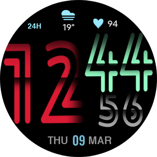 Digital Basic 4B For Wear OS 3 logo