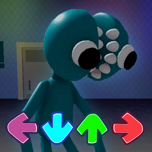 Play FNF vs Blue from Rainbow Friends, a game of Horror