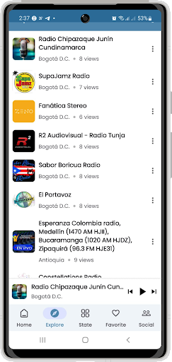 Colombia Radio FM Screen 2