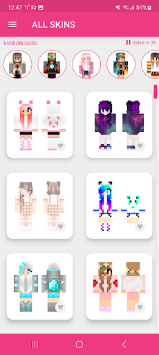 Girls Skins for Minecraft PE 13