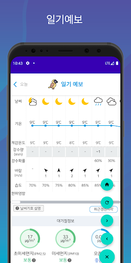 윈포 - 날씨 레이더, 일기예보 Screen 2