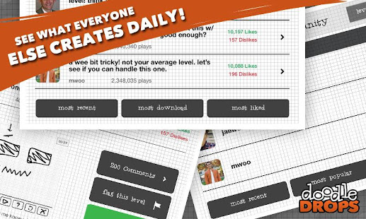 Doodle Drops : Physics Puzzler(圖3)-速報App