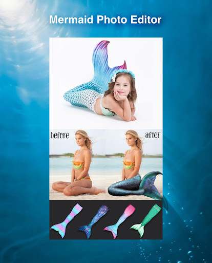 Mermaid Photo Editor - Mermaid Tail Costumes