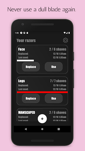 RazorLog: Razor Tracker Screen 2