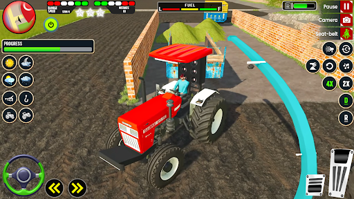 Indian Tractor Farming 3D Game 12
