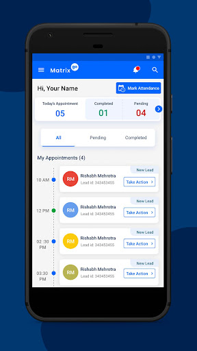 Android application Matrix-Go screenshort