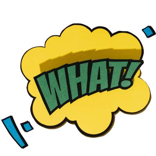 What ! logo
