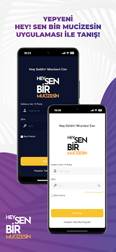 Android application Hey! Sen Bir Mucizesin! screenshort