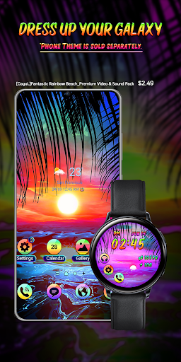 Fantastic Rainbow_Watchface Screenshot