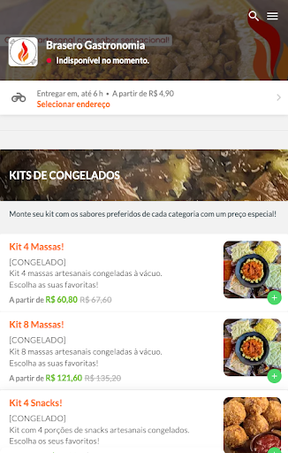 Android application Brasero Gastronomia screenshort
